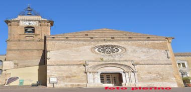 Photo of aerial view of Vasto Marina and Adriatic sea, Italy.