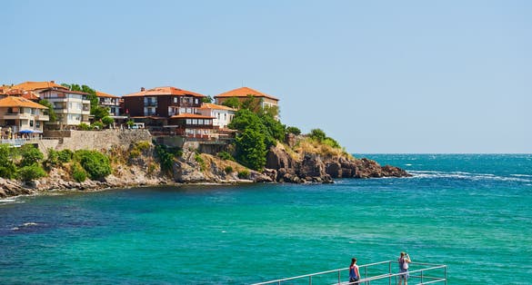 The seaside resort of Sozopol in Bulgaria