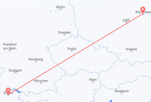 ワルシャワ チューリッヒへ