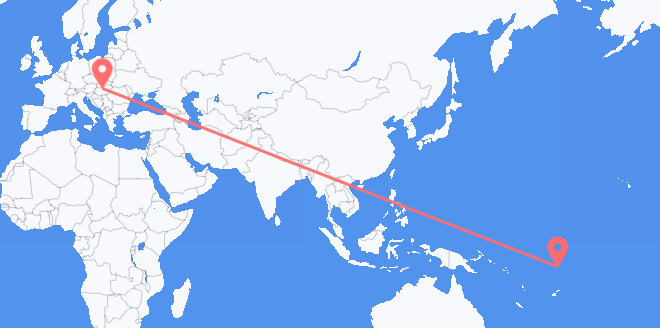 frá Túvalú til Ungverjalands