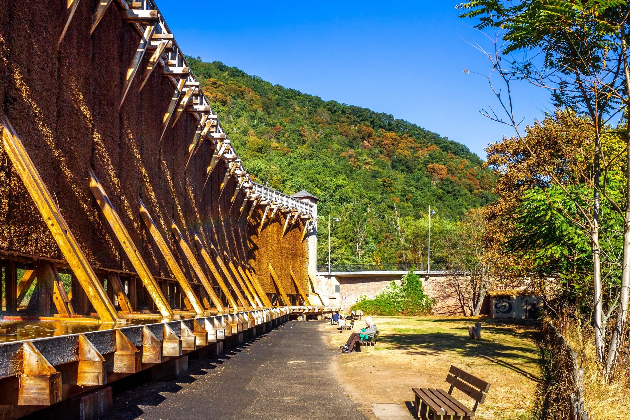 photo off view of Salt Work of Bad Kreuznach, Germany.