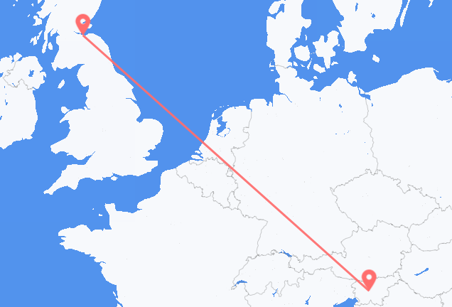 Эдинбург в Любляну