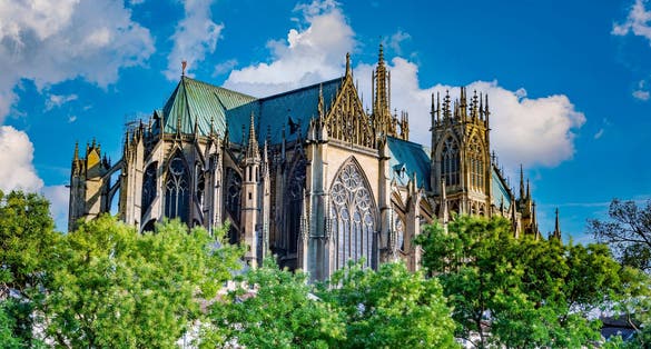The Cathedral of Saint Stephen in Metz, France