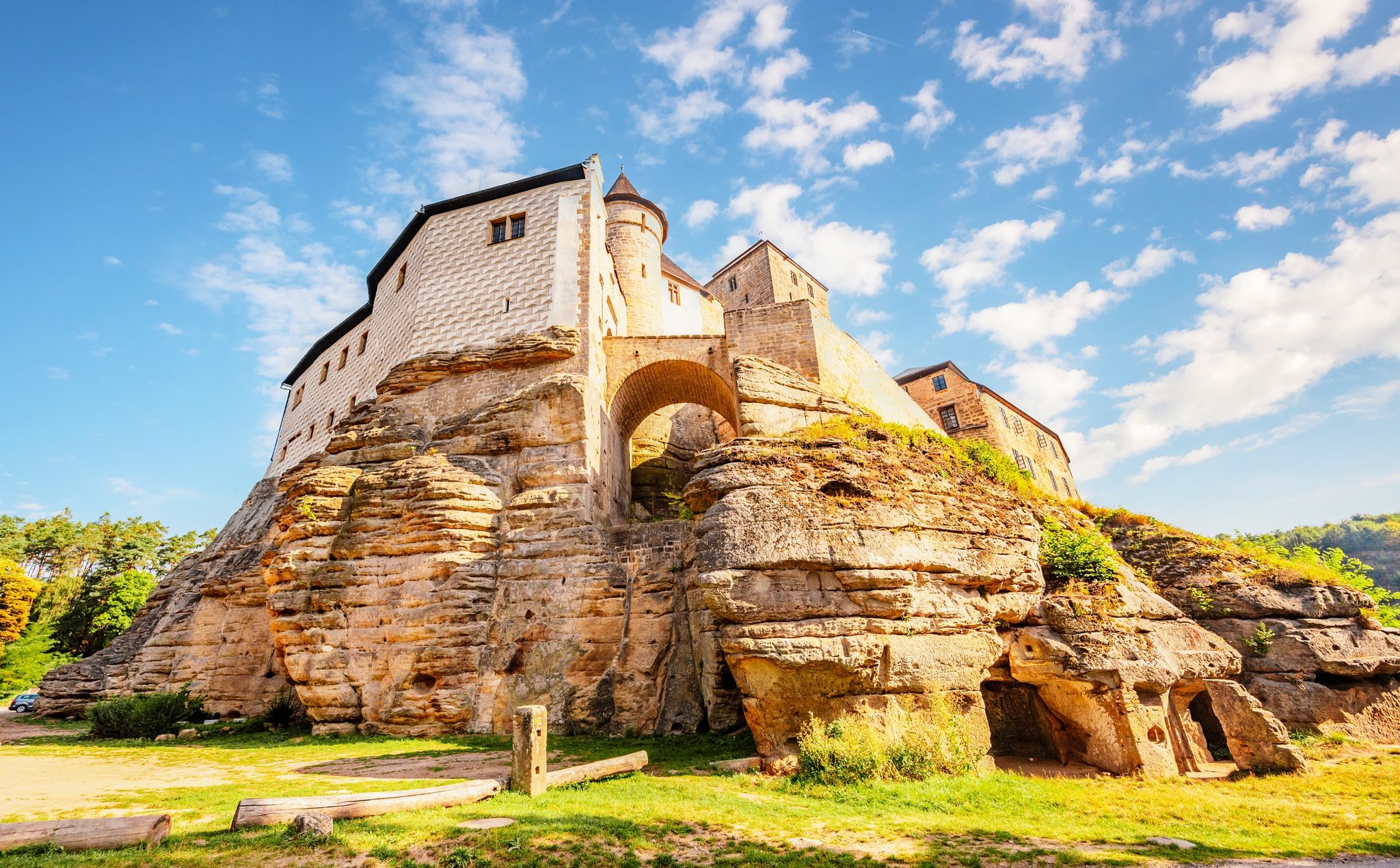 Photo of Kost castle, Bohemian paradise, Czech republic.