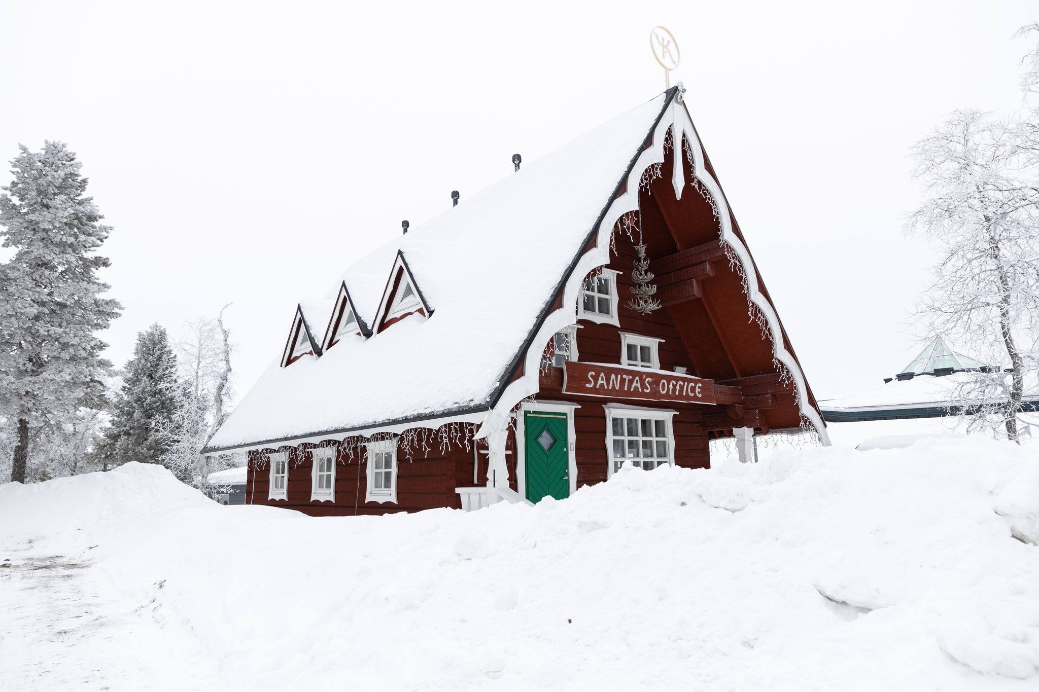 photo of Santa's Office in Saariselka, Finland.