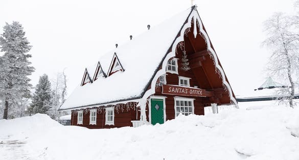photo of Santa's Office in Saariselka, Finland.