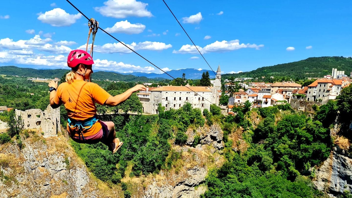 Zip Line Pazin Cave, Grad Pazin, Istria County, Croatia