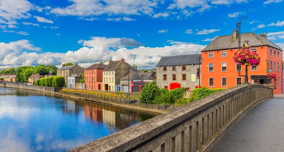 photo of view of Kilkenny bridge, Ireland - The Famous Ireland City Killkenny.