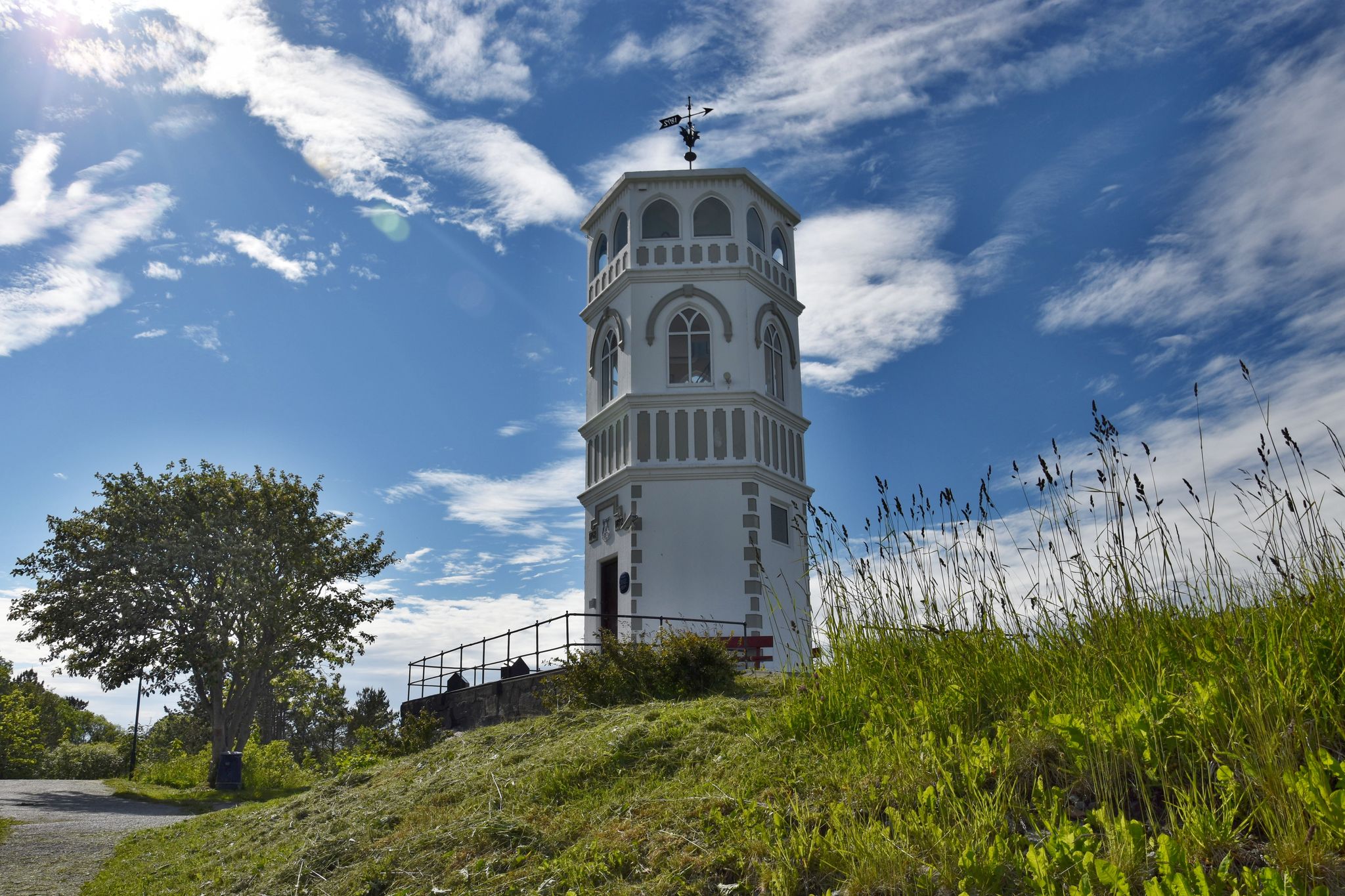 photo of view of Lookout tower in Kristiansund - Norway.