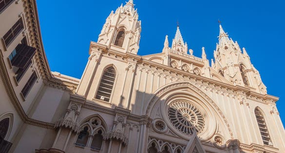 Photo of Temple of the Sacred Heart church in Malaga, Spain.