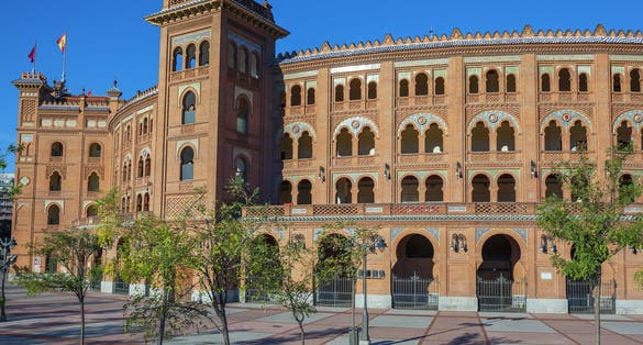 Photo of Famous Las Ventas Bullring in Madrid, Spain .