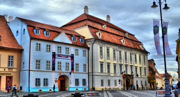 Photo of Muzeul Naţional Brukenthal ,Sibiu ,Romania .
