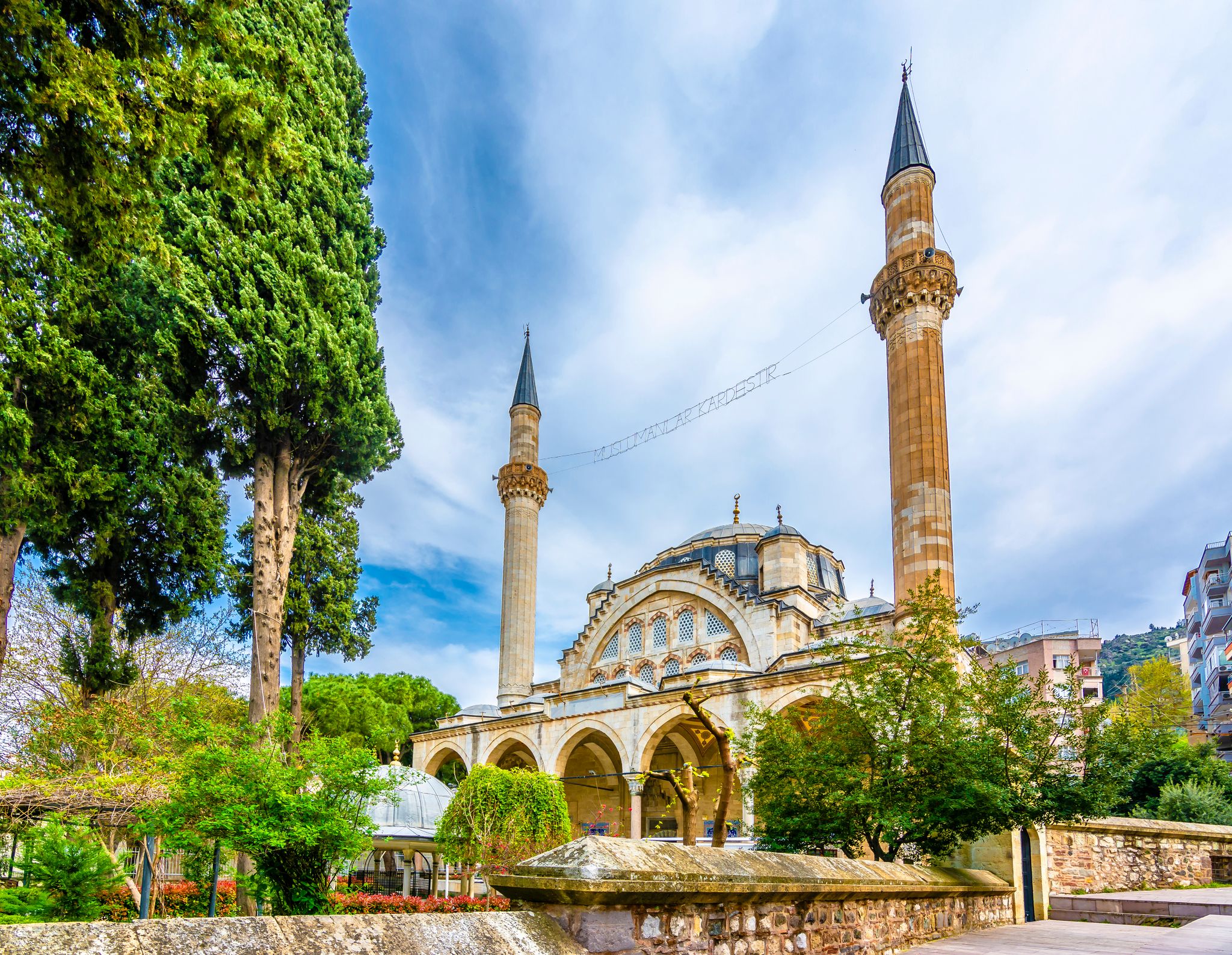 photo of Muradiye Mosque is popular tourist attraction in Manisa City, Turkey.