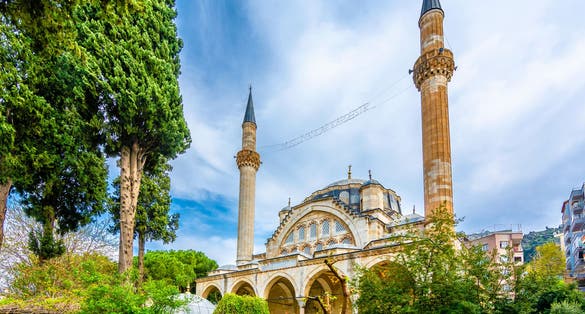 photo of Muradiye Mosque is popular tourist attraction in Manisa City, Turkey.