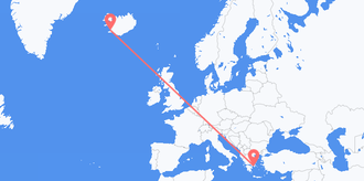 Iceland to Greece