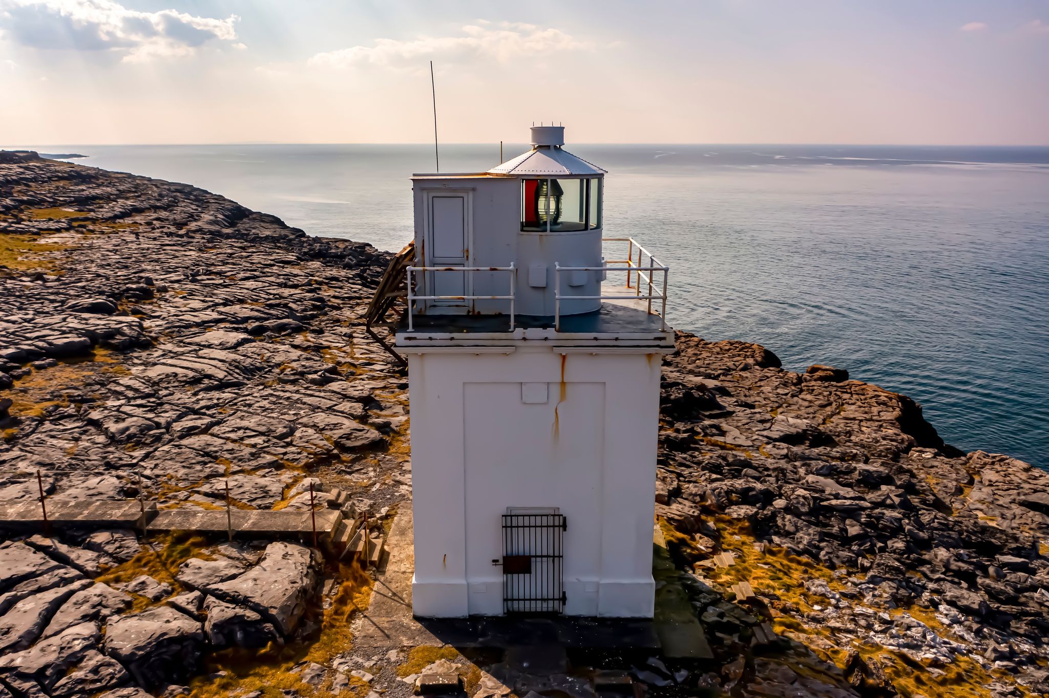 black head lighthouse. Galway, Ireland