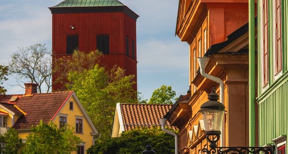 photo of view of In the old town of Nyköping, a locality and the seat of Nyköping Municipality, Södermanland County, Sweden.