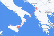 Catania to Tirana