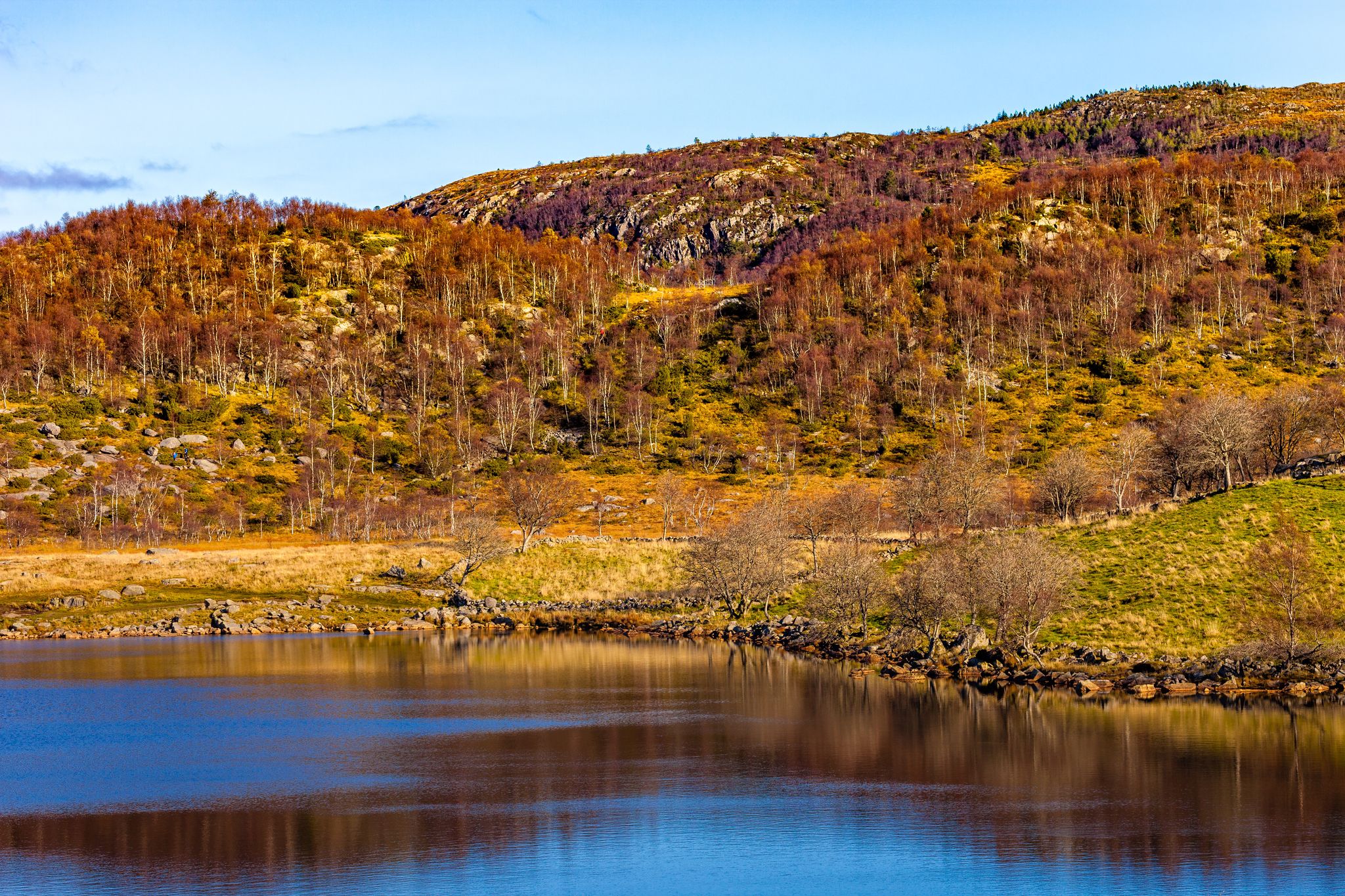 Landscape around Dalsnuten in Rogaland, Norway.