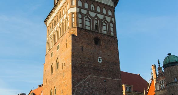Ancient tower in Gdansk. Poland.
