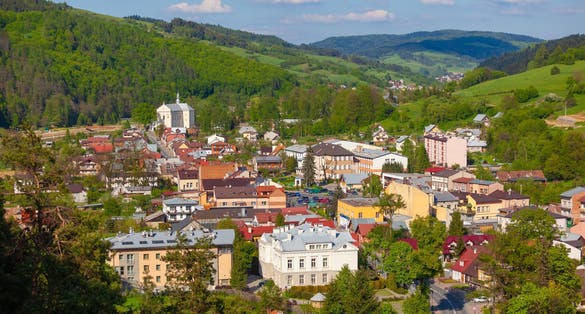 The city of Muszyna is located in the Poprad Valley and the Beskid Sadecki mountains, in southern Poland.