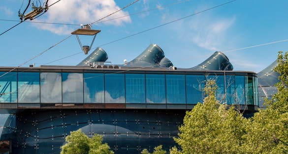 Photo of Kunsthaus Graz.