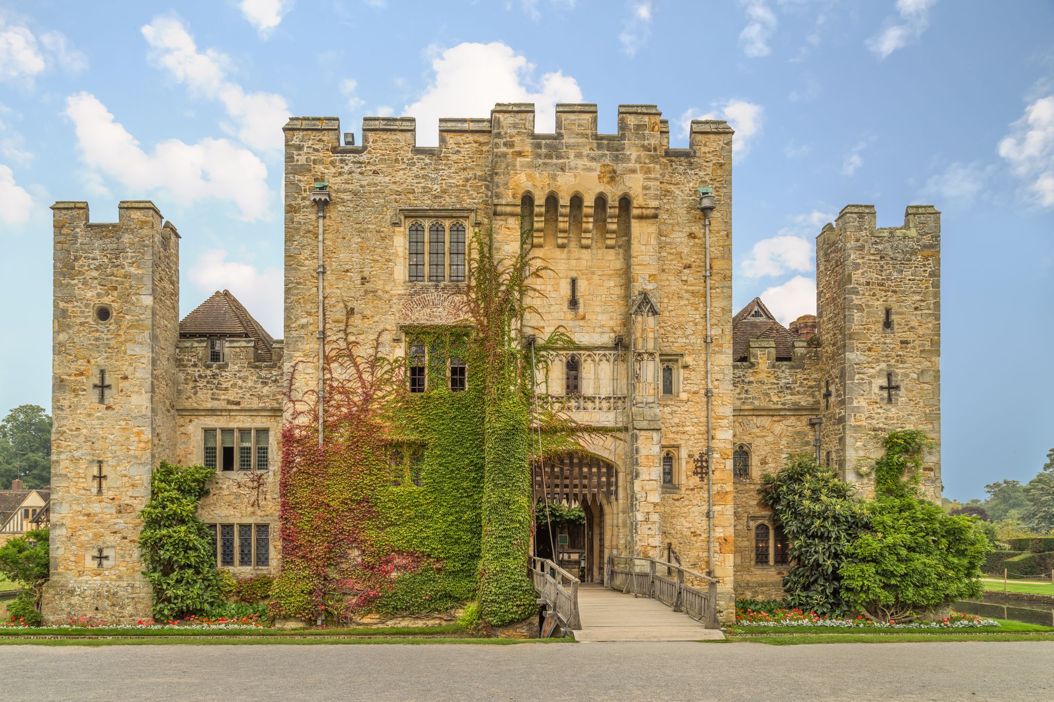 Photo of Hever Castle home of Anne Boleyn in Kent UK.