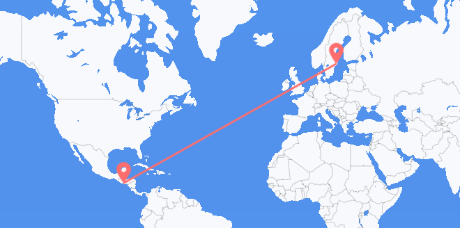 El Salvador a Suecia