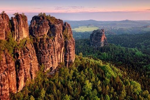 Saxon Switzerland National Park, Bad Schandau, Sächsische Schweiz-Osterzgebirge, Saxony, Germany