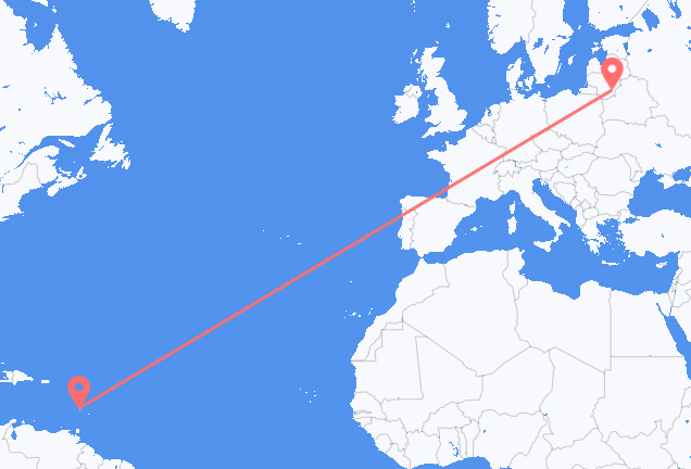 セントルシア ヴィルニュスへ