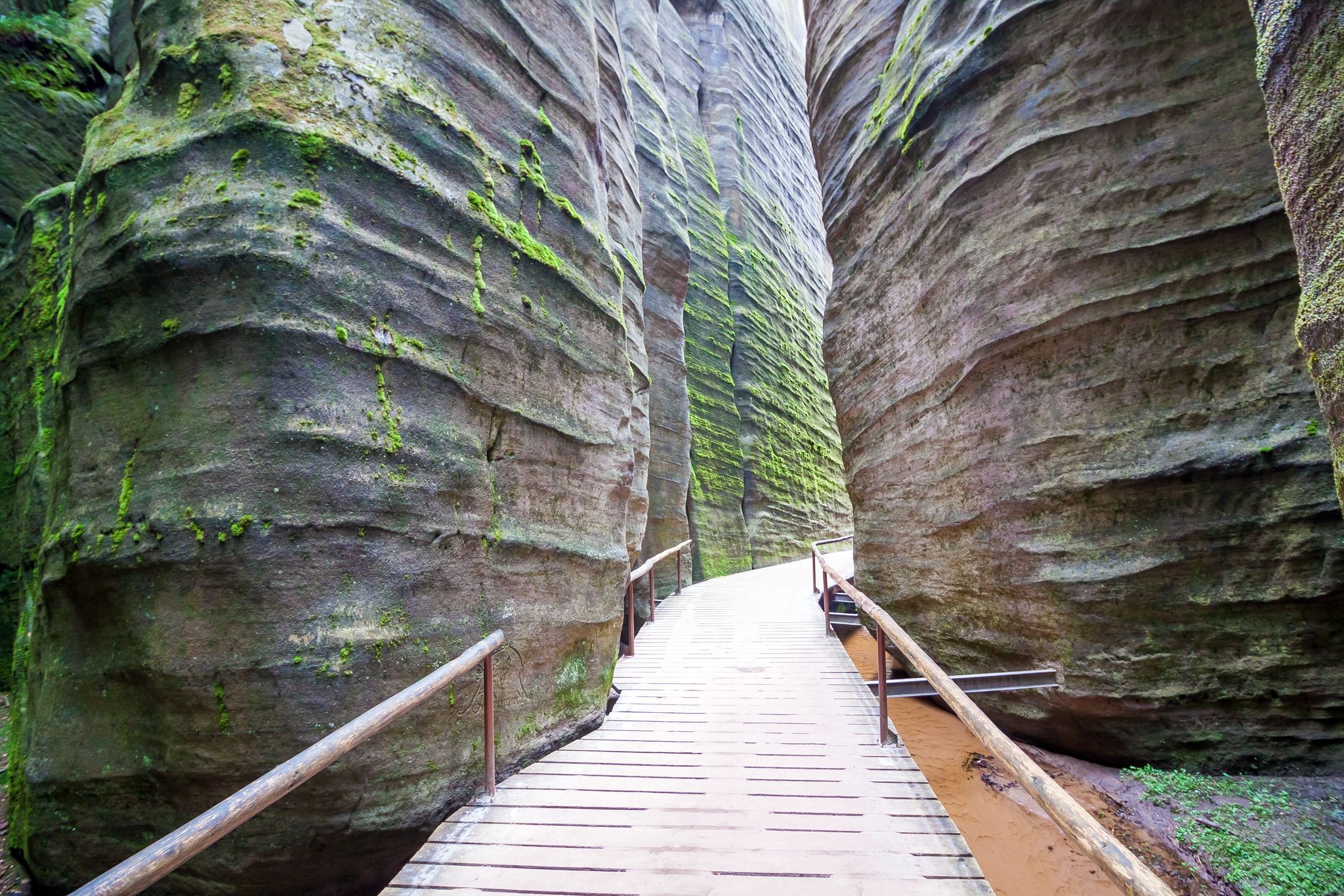 Photo of National Park of Adrspach-Teplice rocks. Rock Town. Czech Republic.