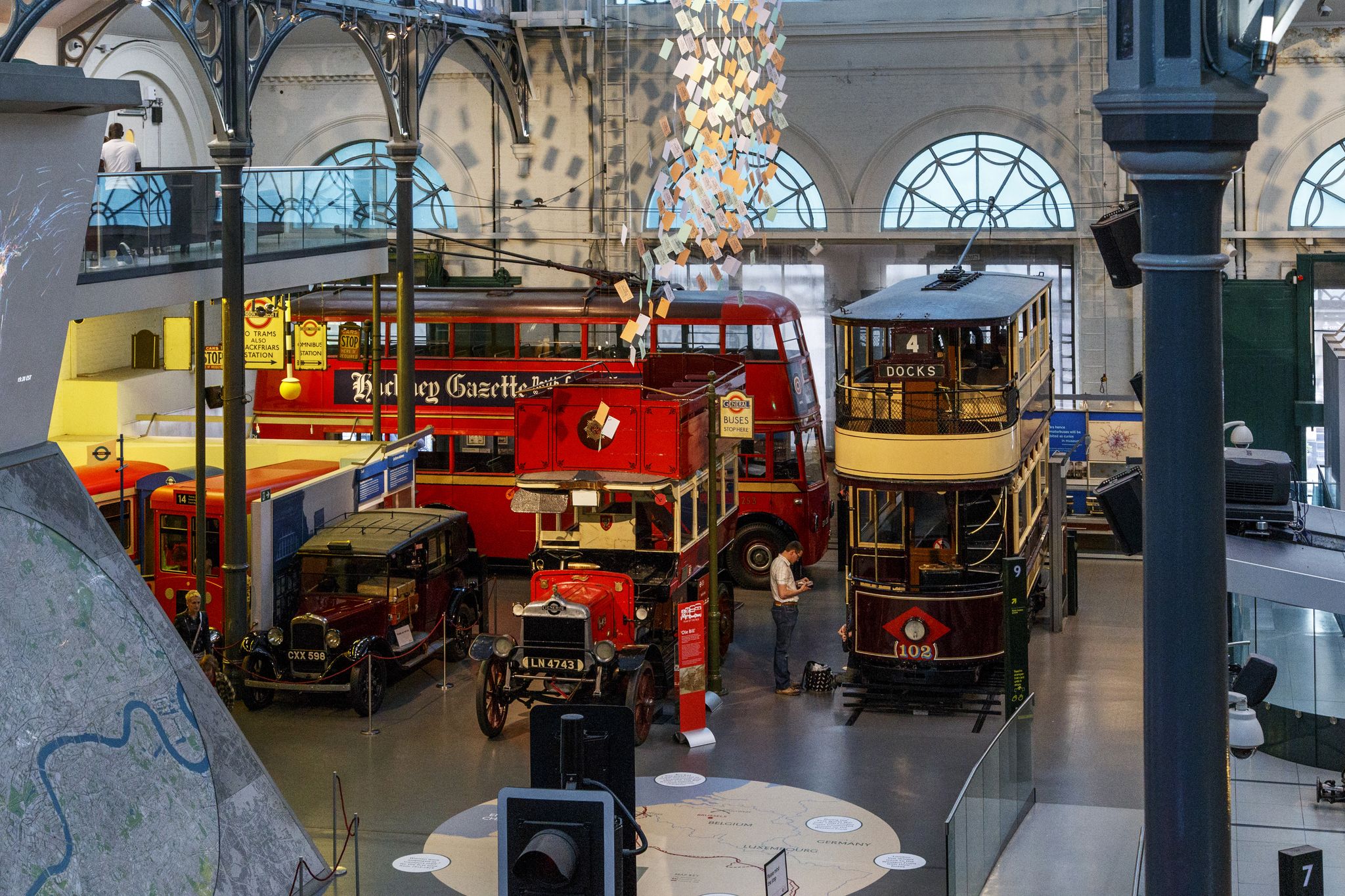 This is an exhibition of the London Transport Museum.