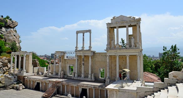 Photo of Ancient amphitheatre in Plovdiv, Bulgaria.