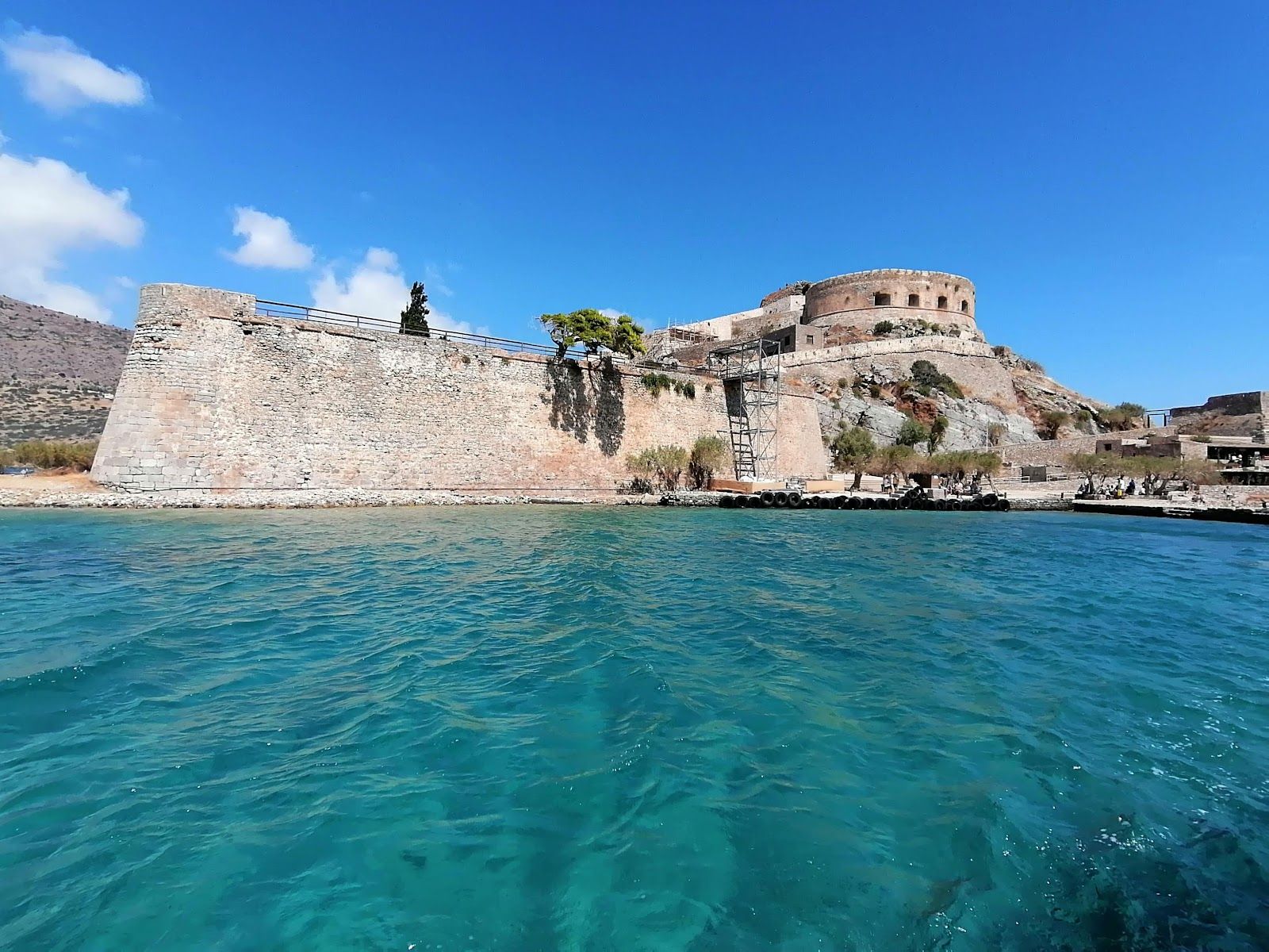 Spinalonga fortress, Municipality of Elounta, District of Agios Nikolaos, Lasithi Regional Unit, Region of Crete, Greece