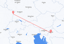 Straßburg nach Zagreb