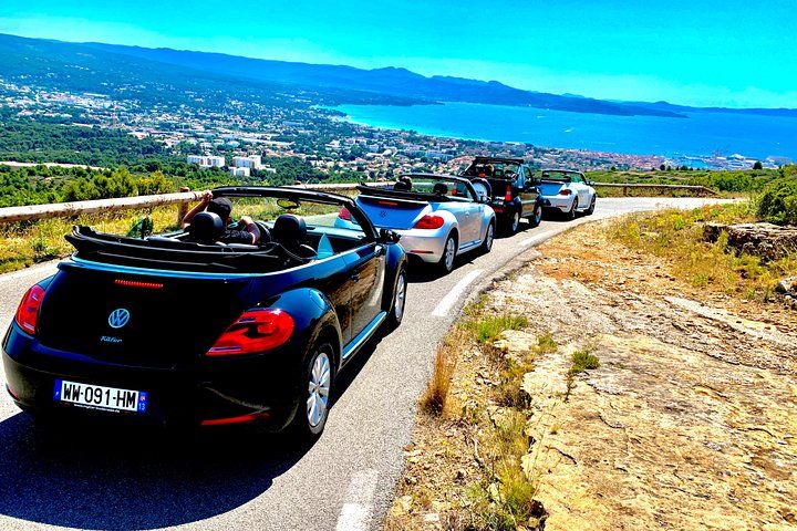 Drive a Cabriolet from Marseille to Cassis La Ciotat 