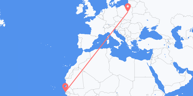 the Gambia to Poland