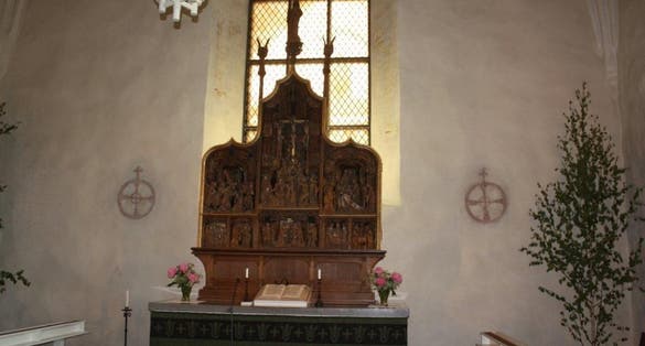 Photo of Vanaja Church in Hämeenlinna, since 1490, Finland.