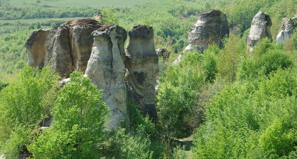 Photo of The dragons garden from Galgau Almasului, Salaj county, Transylvania, Romania .
