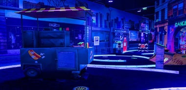 Glow In The Dark Mini Golf Course in Maribor