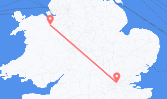 Train tickets from London to Wrexham