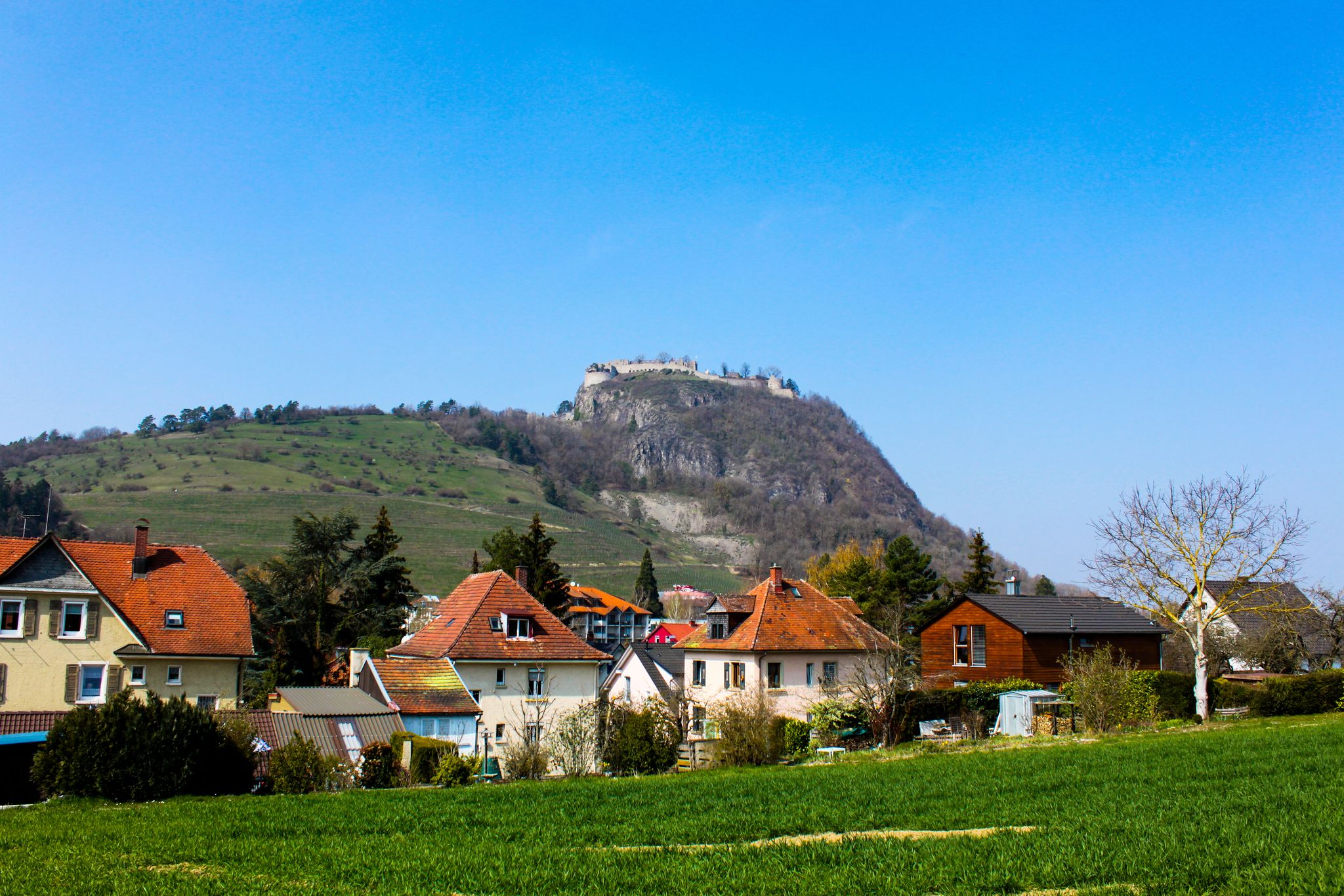 Hohentwiel fortress ruins, Baden-Württemberg, Germany