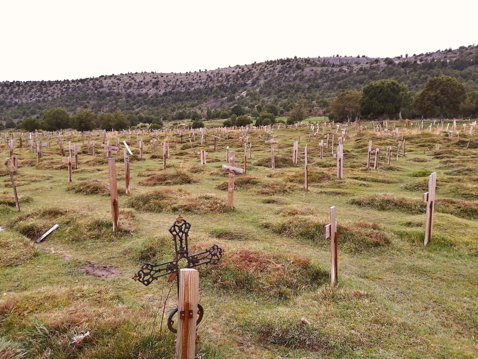 Cementerio película El Bueno, el Feo y el Malo., Santo Domingo de Silos, Burgos, Castile and León, Spain