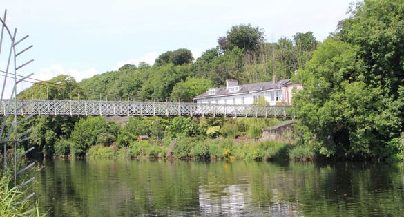Photo of Shaky bridge in Fitzgerald's Park Cork city Ireland.