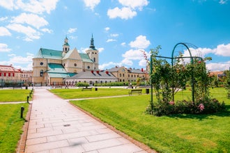 Photo of view of the Basilica in Rzeszow, Poland.