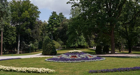 Photo of the Jirasek Park ,Hradec Kralove, Czech Republic.