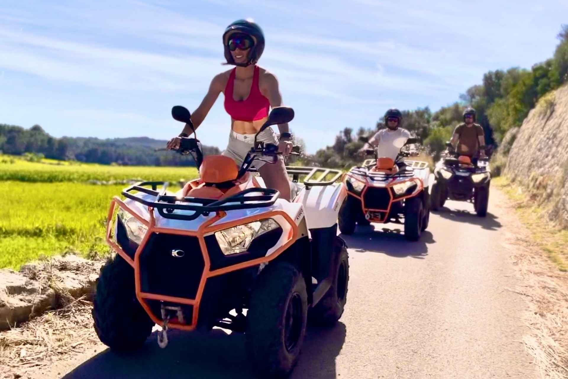 Mallorca: Quad Bike Tour, Snorkeling, and Cliff Jumping