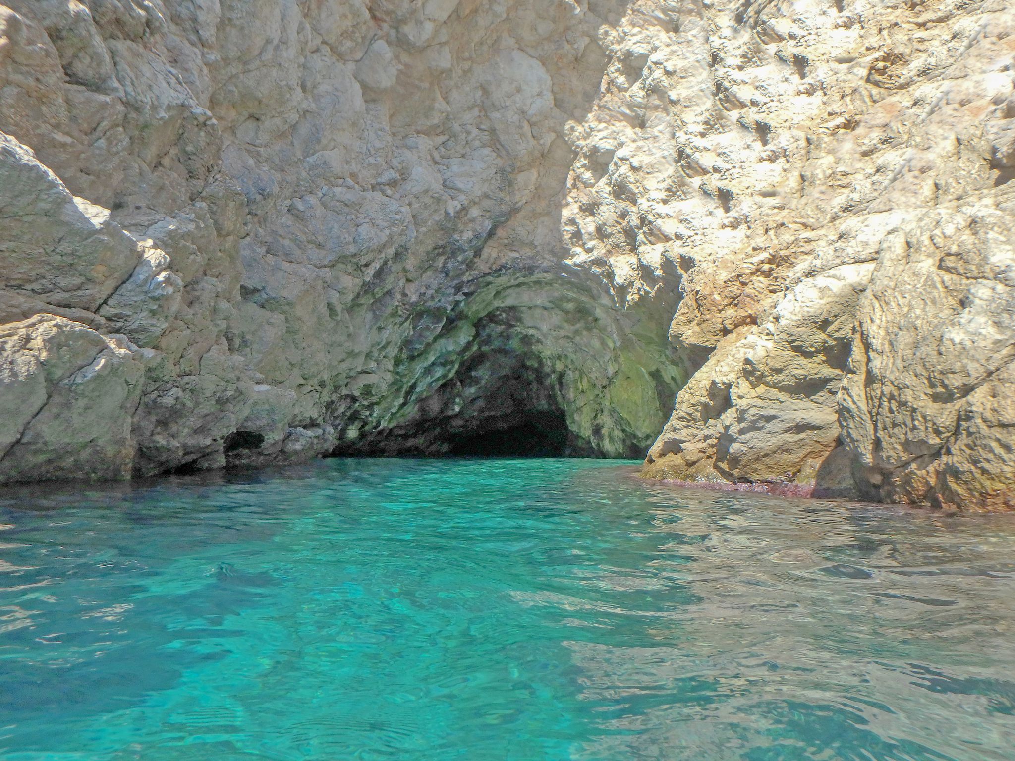 Photo of stunning Blue Turquoise Water of Bellevue Beach, Dubrovnik, Croatia.