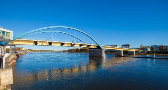 photo of Oderbruecke Bridge, Frankfurt Oder Germany to Slubice Poland.