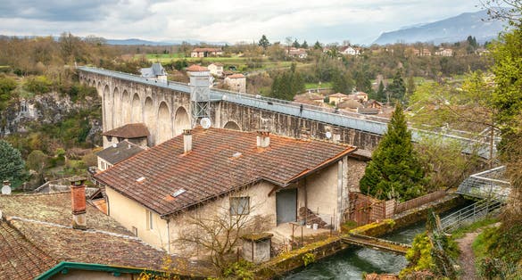 Saint-Nazaire-en-Royans a small French town in the Auvergne-Rhône-Alpes region